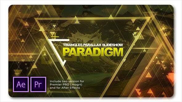 Paradigm Triangles Parallax Slideshow - Videohive Download 27804968