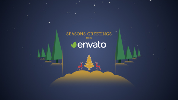 Parallax Christmas Greetings - Download Videohive 21009108