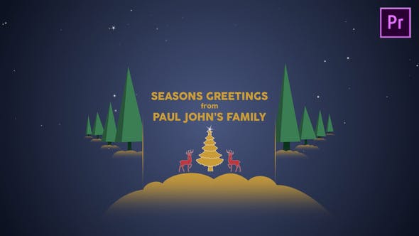 Parallax Christmas Greetings Premiere Pro - Download Videohive 25157782