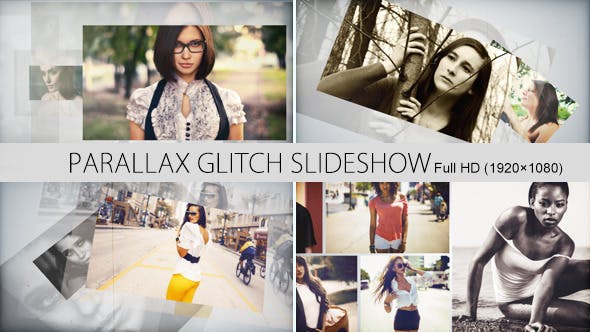 Parallax Glitch Slideshow - Download Videohive 10324268