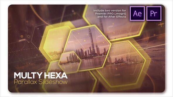 Parallax Slideshow Multi Hexa - 26619391 Videohive Download