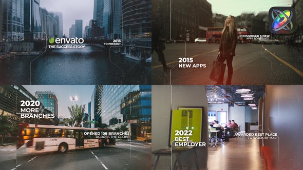 Parallax Timeline Apple Motion - Videohive 39609084 Download