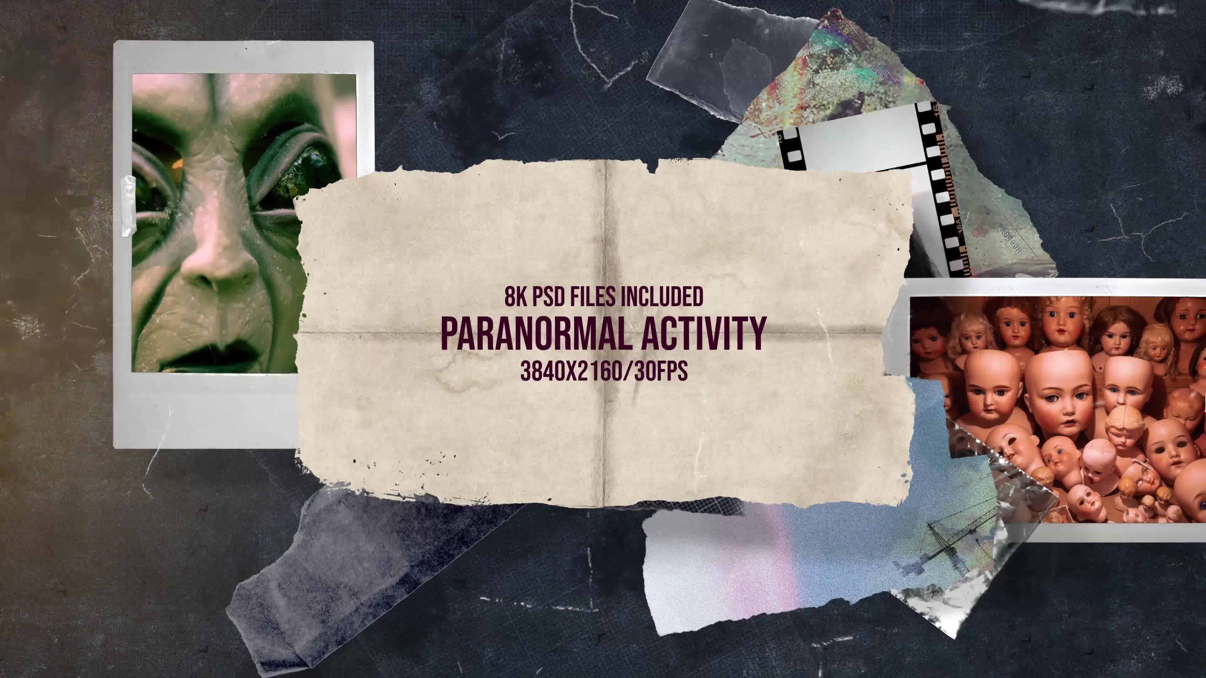 Paranormal Activity/ UFO/ Murder/ Detective/ Ghost/ Mystery/ Zombie/ Horror/ Halloween/ Vampires/ TV Videohive 32360752 After Effects Image 8