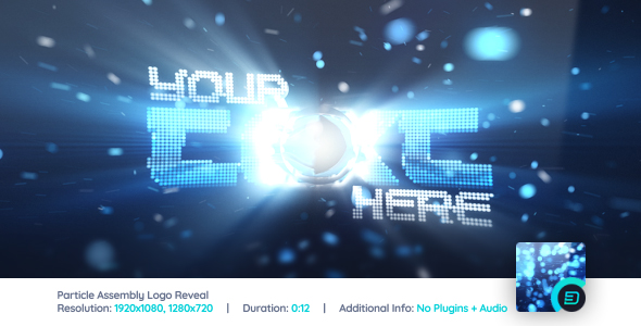 Particle Assembly Logo Reveal - Download Videohive 21403340