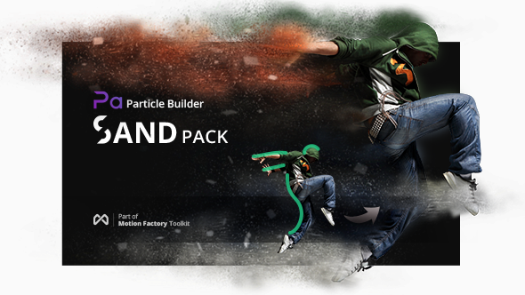 Particle Builder | Sand Pack: Dust Sand Storm Disintegration Effect Vfx Generator - Download Videohive 21088788