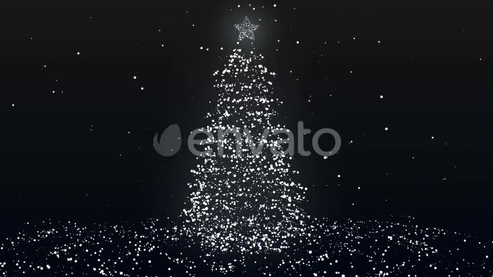 Particle Christmas Tree Background Videohive 29348851 Motion Graphics Image 1