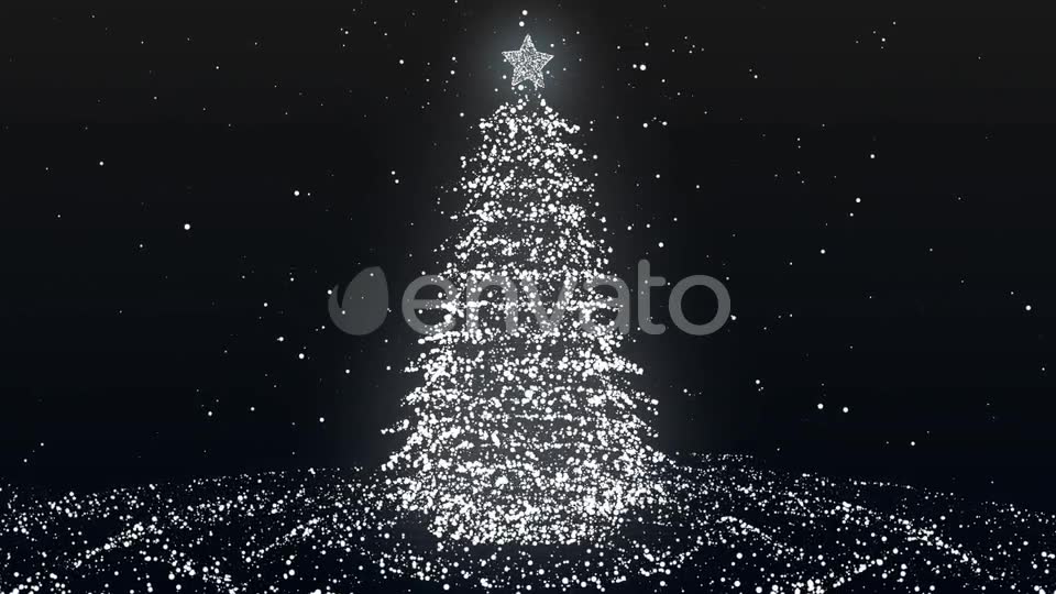 Particle Christmas Tree Background Videohive 29348851 Motion Graphics Image 2