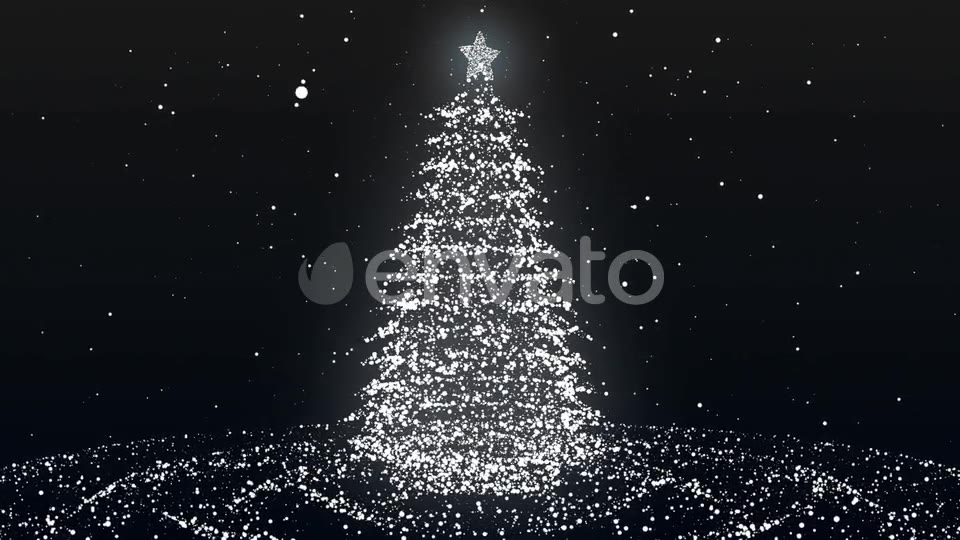 Particle Christmas Tree Background Videohive 29348851 Motion Graphics Image 3