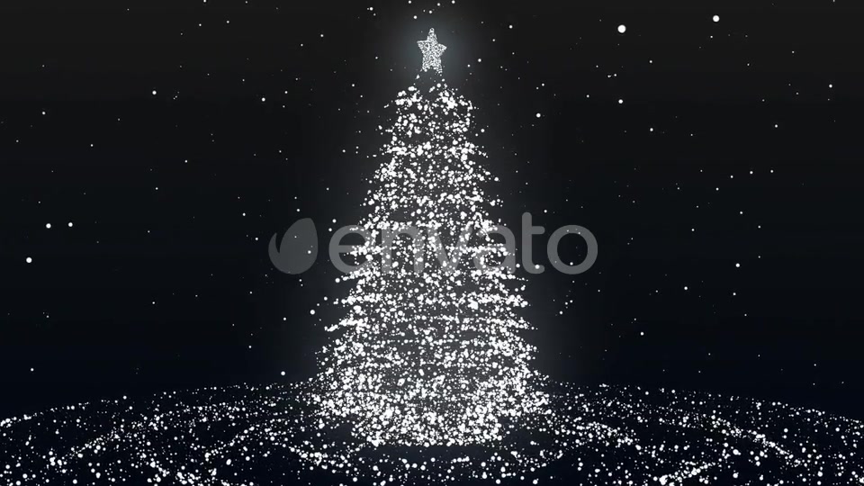 Particle Christmas Tree Background Videohive 29348851 Motion Graphics Image 4