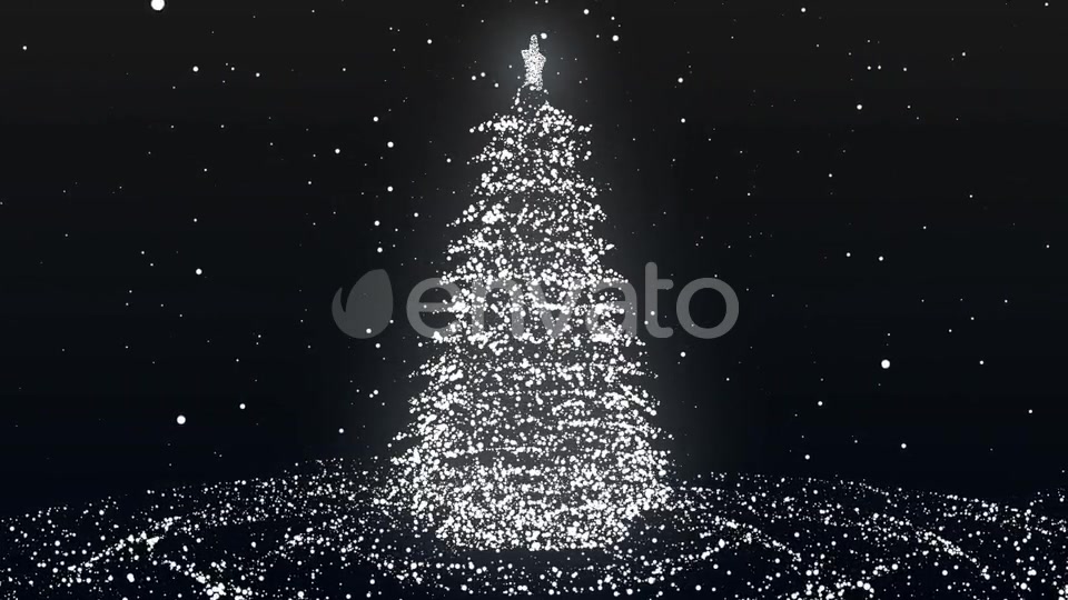 Particle Christmas Tree Background Videohive 29348851 Motion Graphics Image 5
