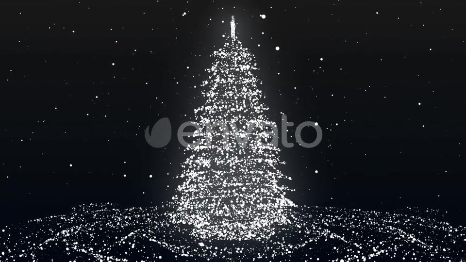 Particle Christmas Tree Background Videohive 29348851 Motion Graphics Image 6