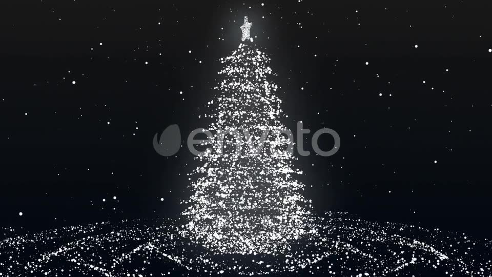 Particle Christmas Tree Background Videohive 29348851 Motion Graphics Image 8