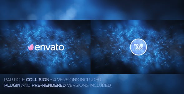 Particle Collision Logo Opener Pack - 13469417 Download Videohive