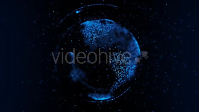 Particle Earth Hologram - Download Videohive 20619687