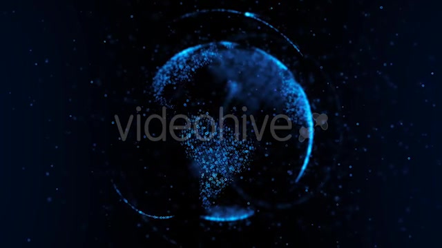 Particle Earth Hologram - Download Videohive 20619687