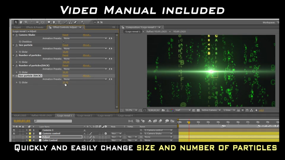 Particle Effect 4 (Digital Code and Matrix) - Download Videohive 1705300