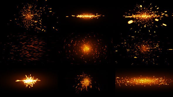 Particle Explosions Collection - Videohive 11239391 Download