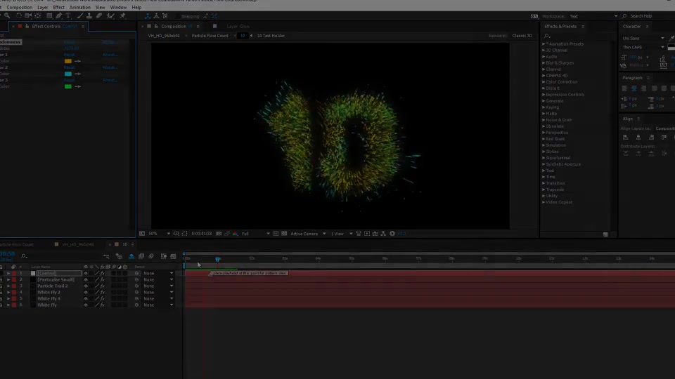 Particle Flow Countdown - Download Videohive 20692236