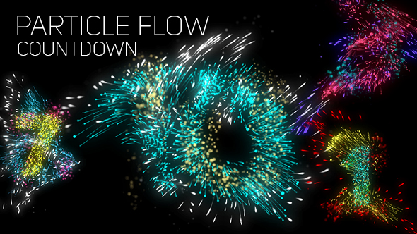 Particle Flow Countdown - Download Videohive 20692236