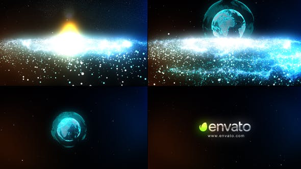 particle galaxy logo - 9609069 Videohive Download