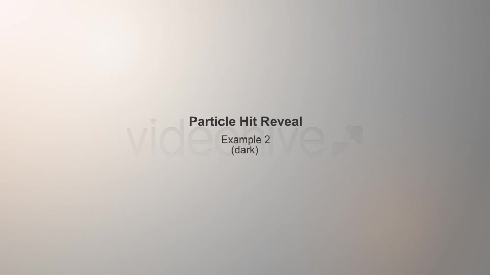 Particle Hit Reveal - Download Videohive 5377609