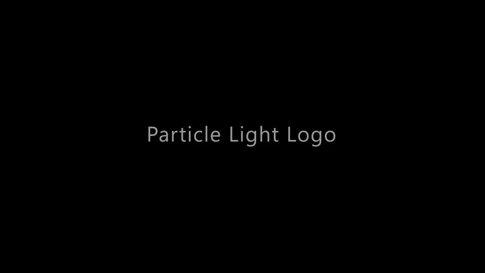 Particle Light Logo - Download Videohive 9236143