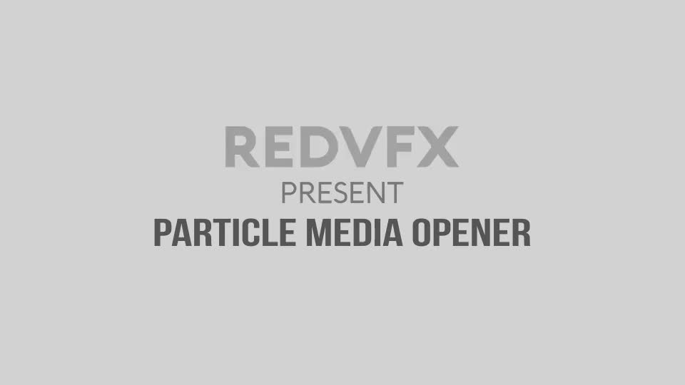 Particle Media Opener Videohive 17219517 After Effects Image 1