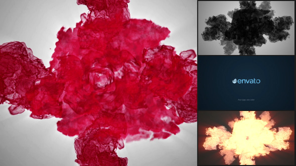 Particle Smoke Glitch Logo Reveal - Download Videohive 8206378