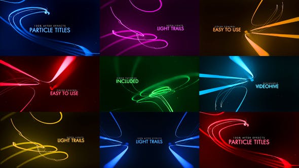 Particle Titles | Light Trails for After Effects - Download Videohive 25587013