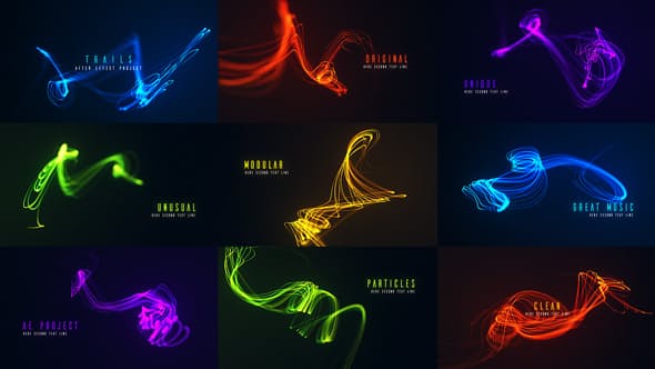 Particle Titles | Trails - Download Videohive 21215911