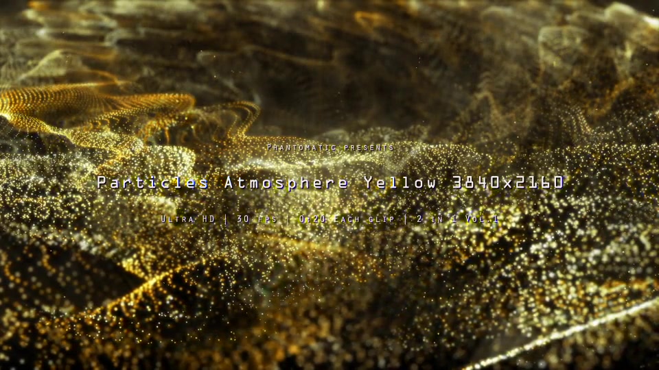 Particles Atmosphere Yellow Vol.1 - Download Videohive 11816107