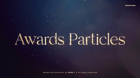 Particles Awards Titles - Videohive 39235951 Download