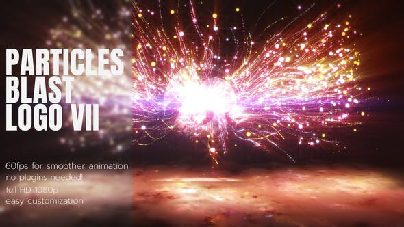 Particles Blast Logo 2 - 26882523 Download Videohive