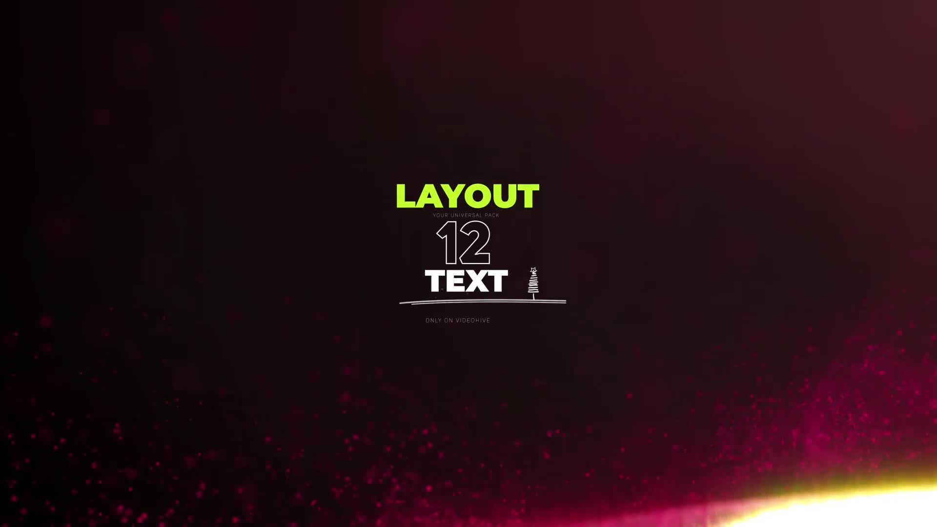 Particles Christmas Text Layout Videohive 35044433 After Effects Image 1