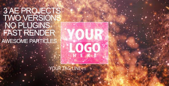 Particles flare Logo Opener 2 - 2340128 Videohive Download