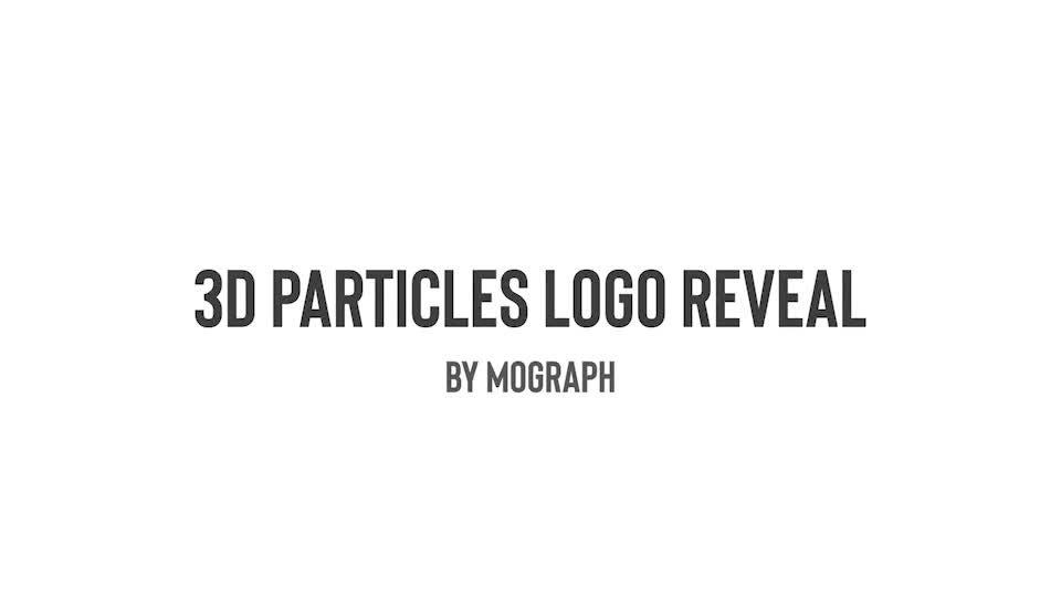 Particles Logo Reveal Videohive 21168281 After Effects Image 1