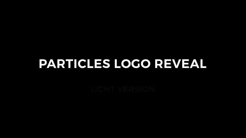 Particles Logo Reveal Videohive 15196622 After Effects Image 1