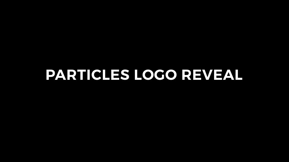 Particles Logo Reveal Videohive 15196622 After Effects Image 6