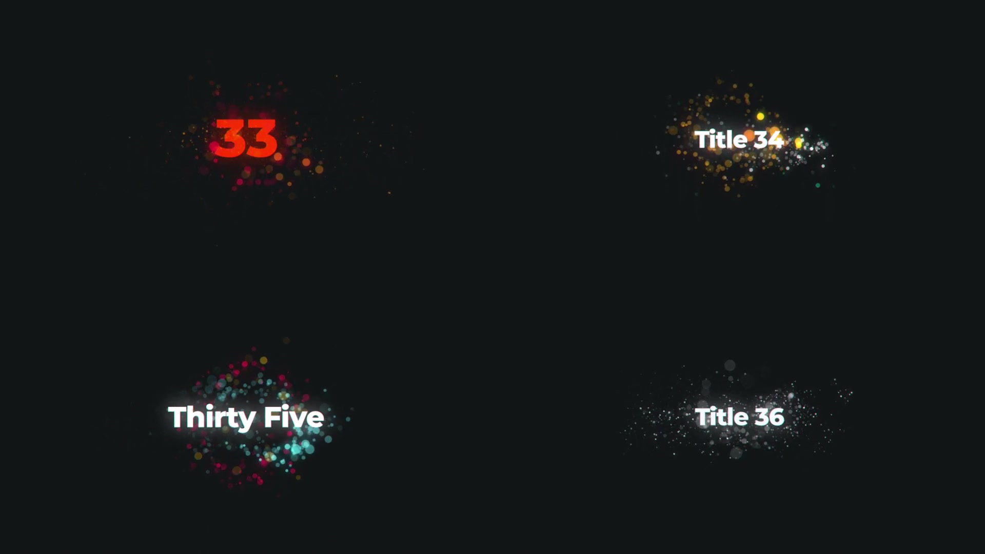 Particles Titles Videohive 35681352 After Effects Image 10