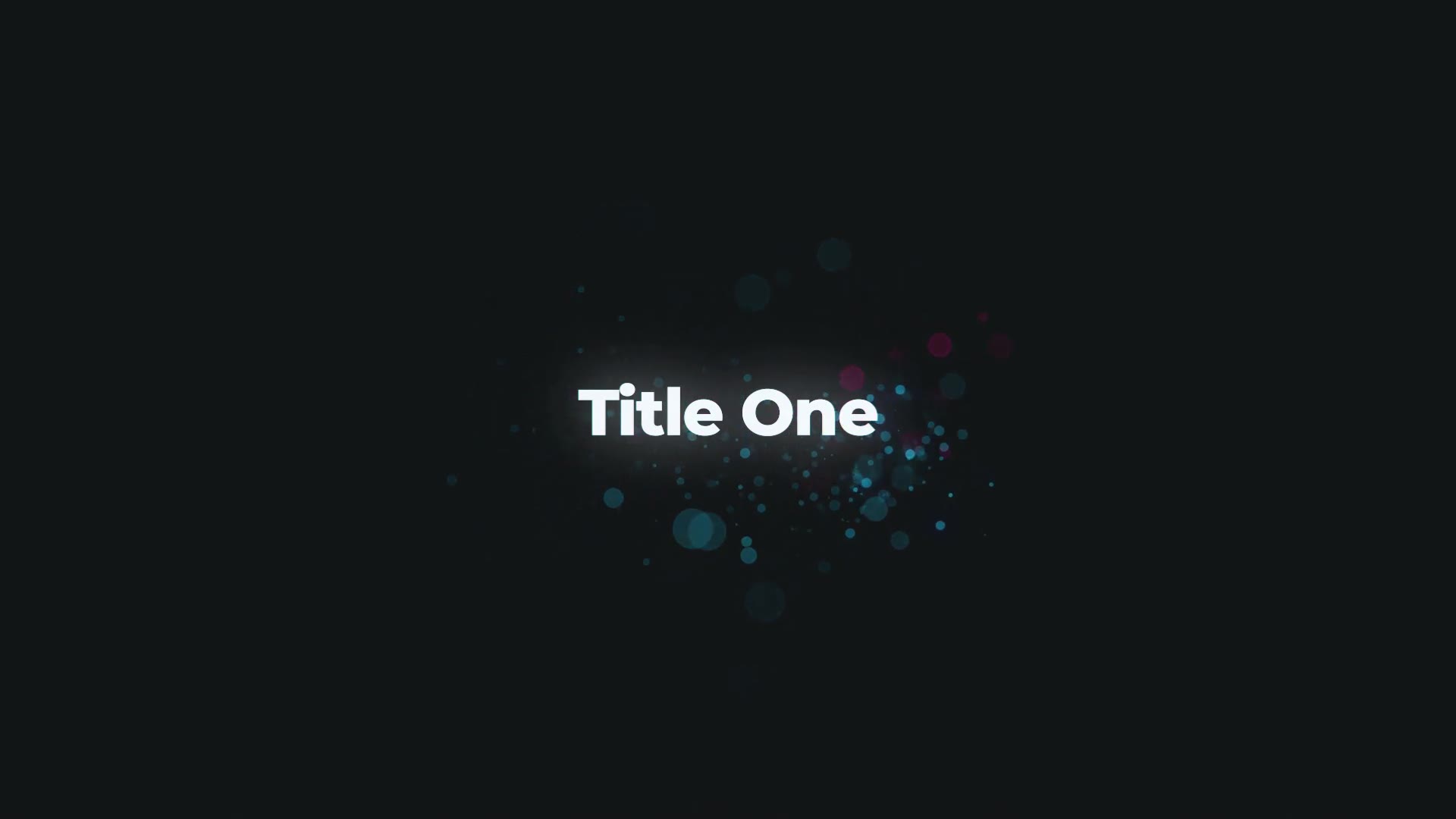 Particles Titles Videohive 35681352 After Effects Image 2