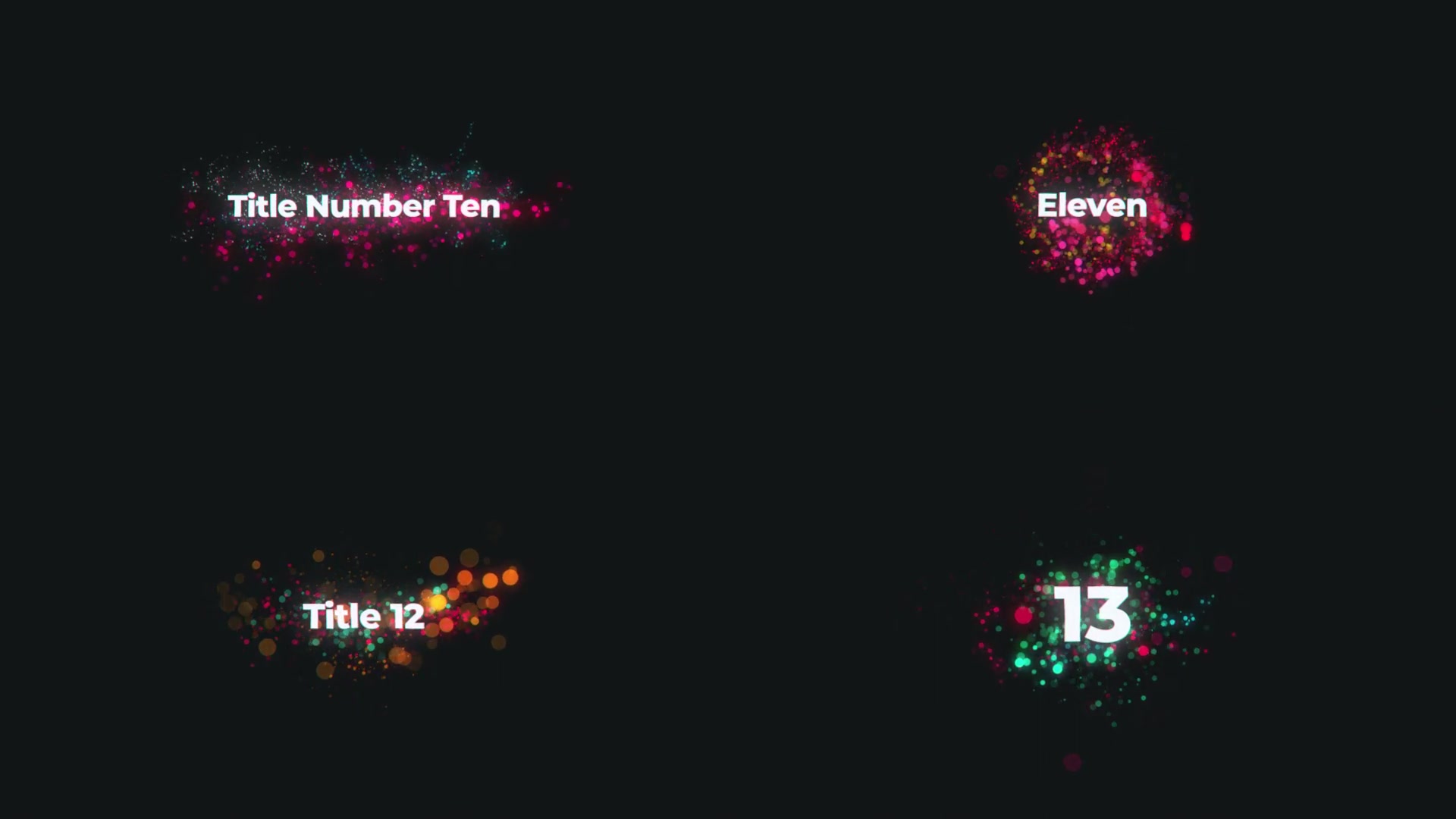 Particles Titles Videohive 35681352 After Effects Image 4