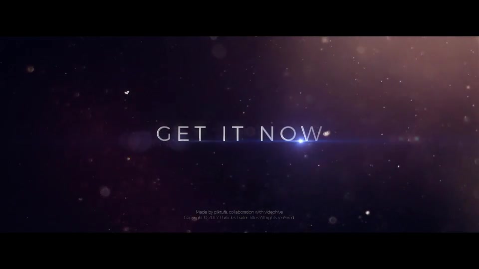 Particles | Trailer Titles - Download Videohive 19302426