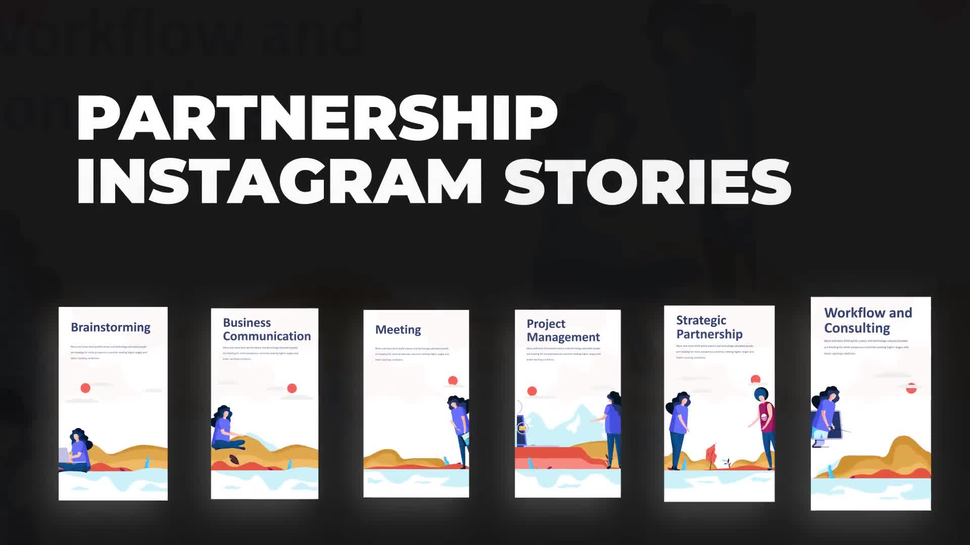 Partnership Instagram Stories Videohive 30335720 Premiere Pro Image 1