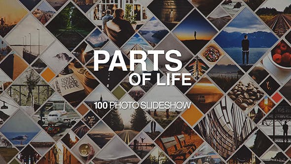 Parts Of Life // 100 Photo Slideshow - Download Videohive 10023391