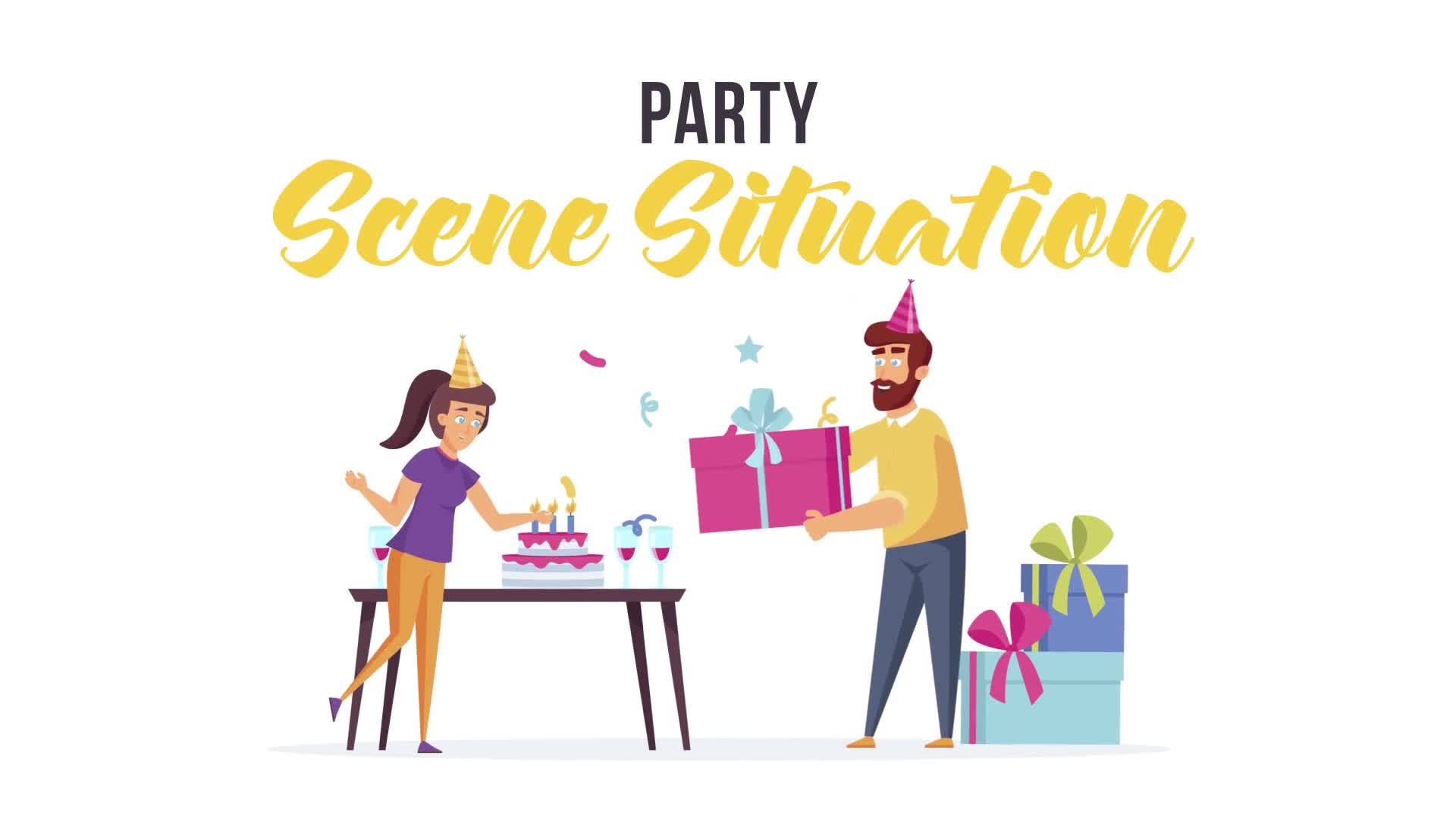 Party Scene Situation Videohive 28479726 After Effects Image 1