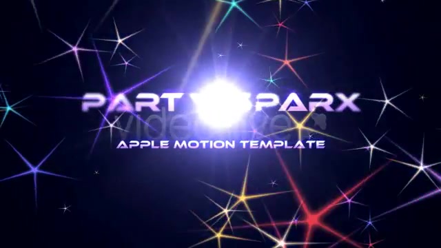 Party Sparx Videohive 3354664 Apple Motion Image 5