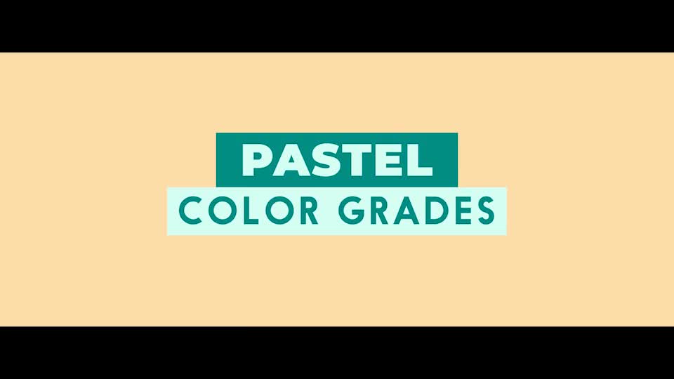 Pastel LUTs Videohive 38454048 DaVinci Resolve Image 1