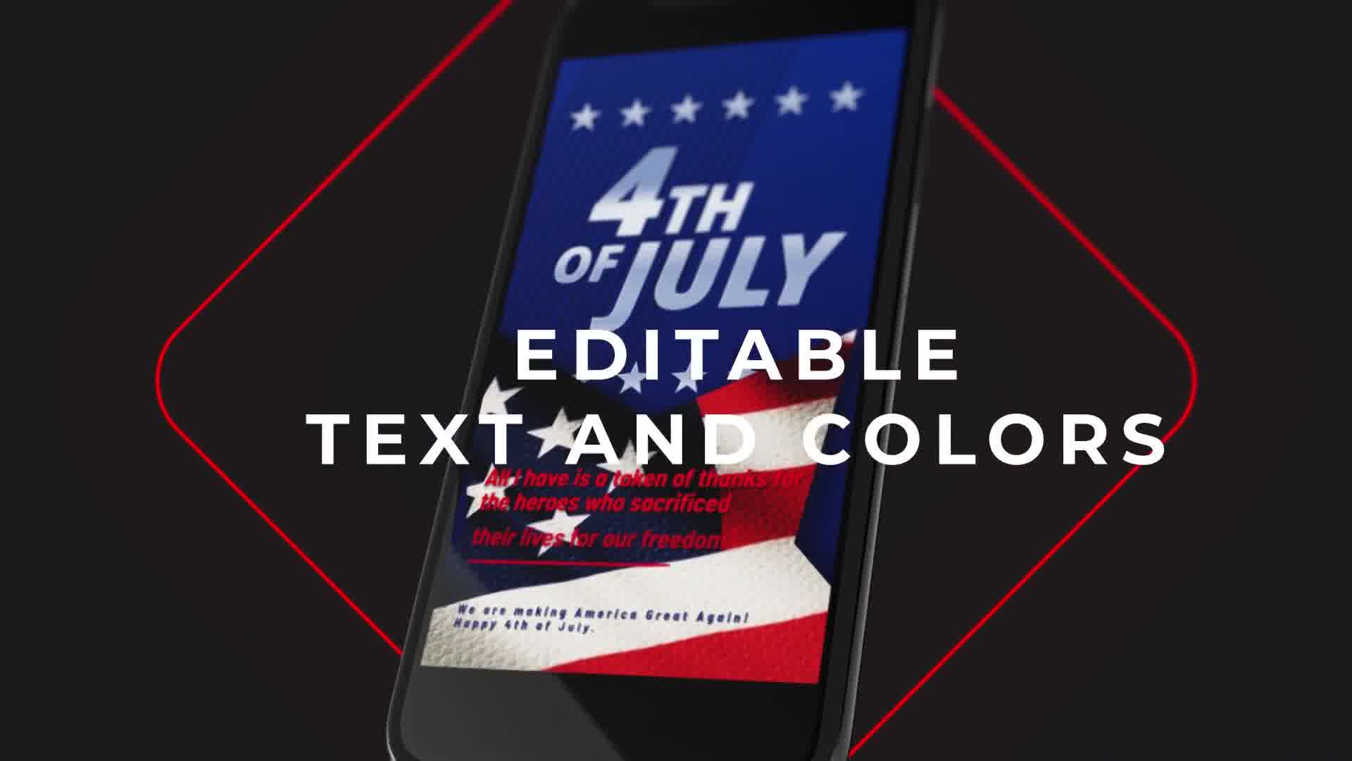 Patriot Day 4th of July Independence Day Template Videohive 27167116 After Effects Image 11