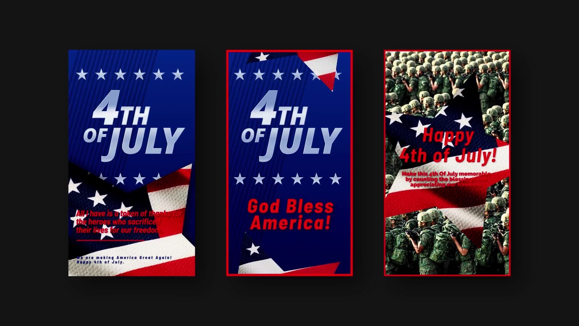 Patriot Day 4th of July Independence Day Template Videohive 27167116 After Effects Image 3