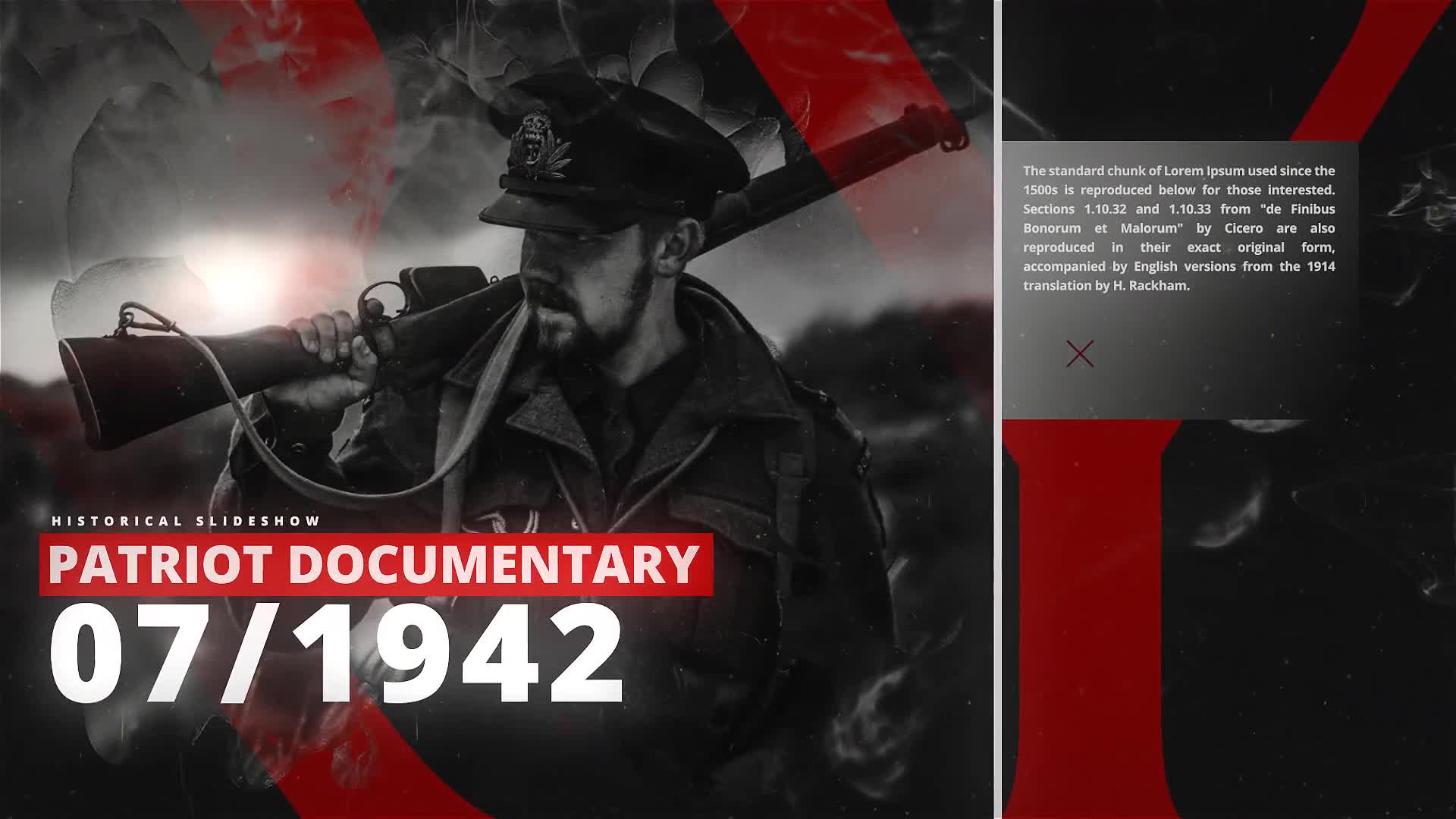 Patriot Historical Slideshow Videohive 22098040 After Effects Image 1